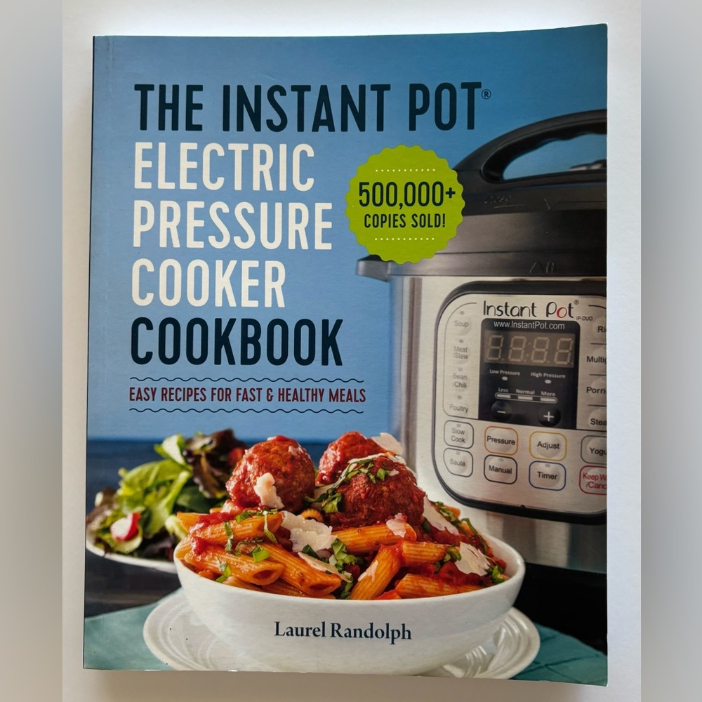 Instant pot electric pressure cooker cookbook